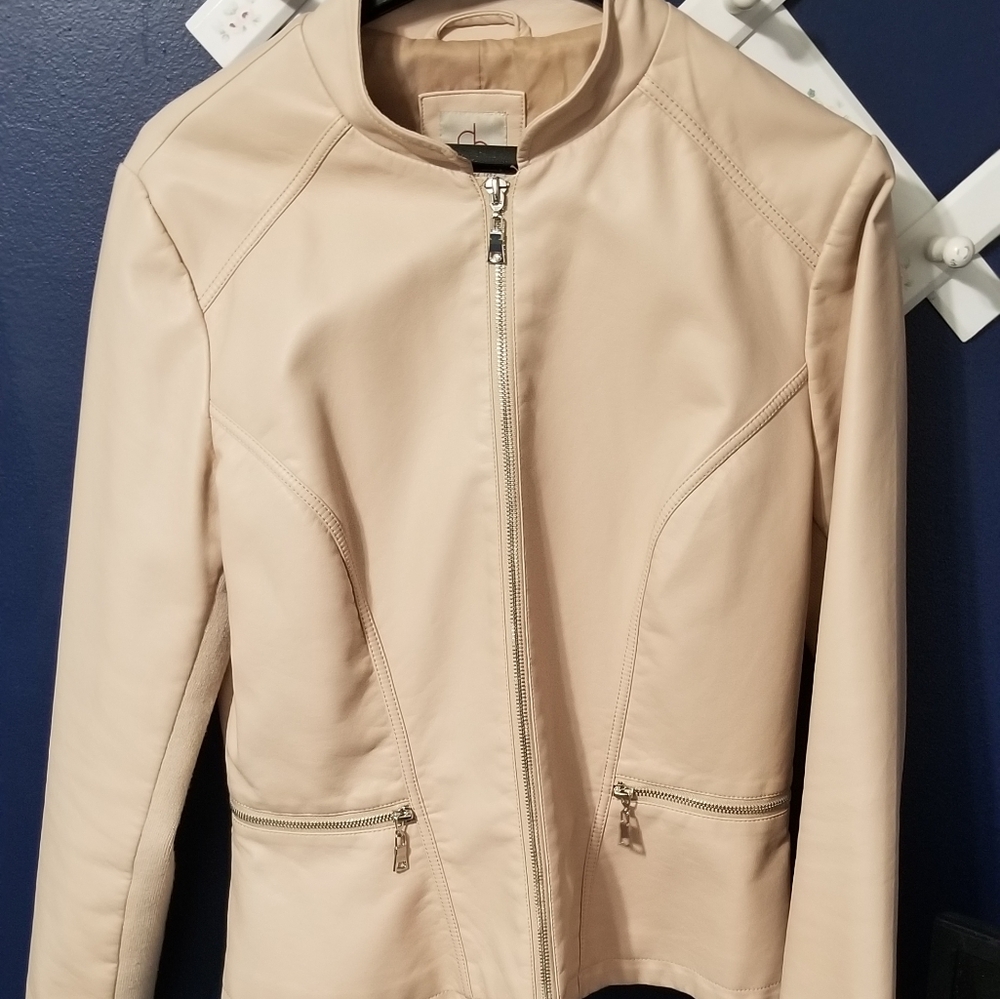 Pink Leather Jacket